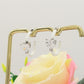 ROSE FLUO - HOOPS - acciaio inossidabile- 13 colori orecchini a cerchio smaltati con cubic zirconia