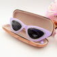 ARYA CRYSTAL - Occhiali da sole Cateye UV400 con custodia