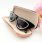 ARYA CRYSTAL - Occhiali da sole Cateye UV400 con custodia