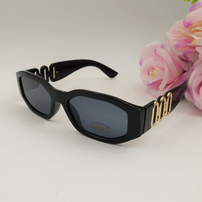 LEXIE - Occhiali da sole con dettagli gold -  UV400 con custodia