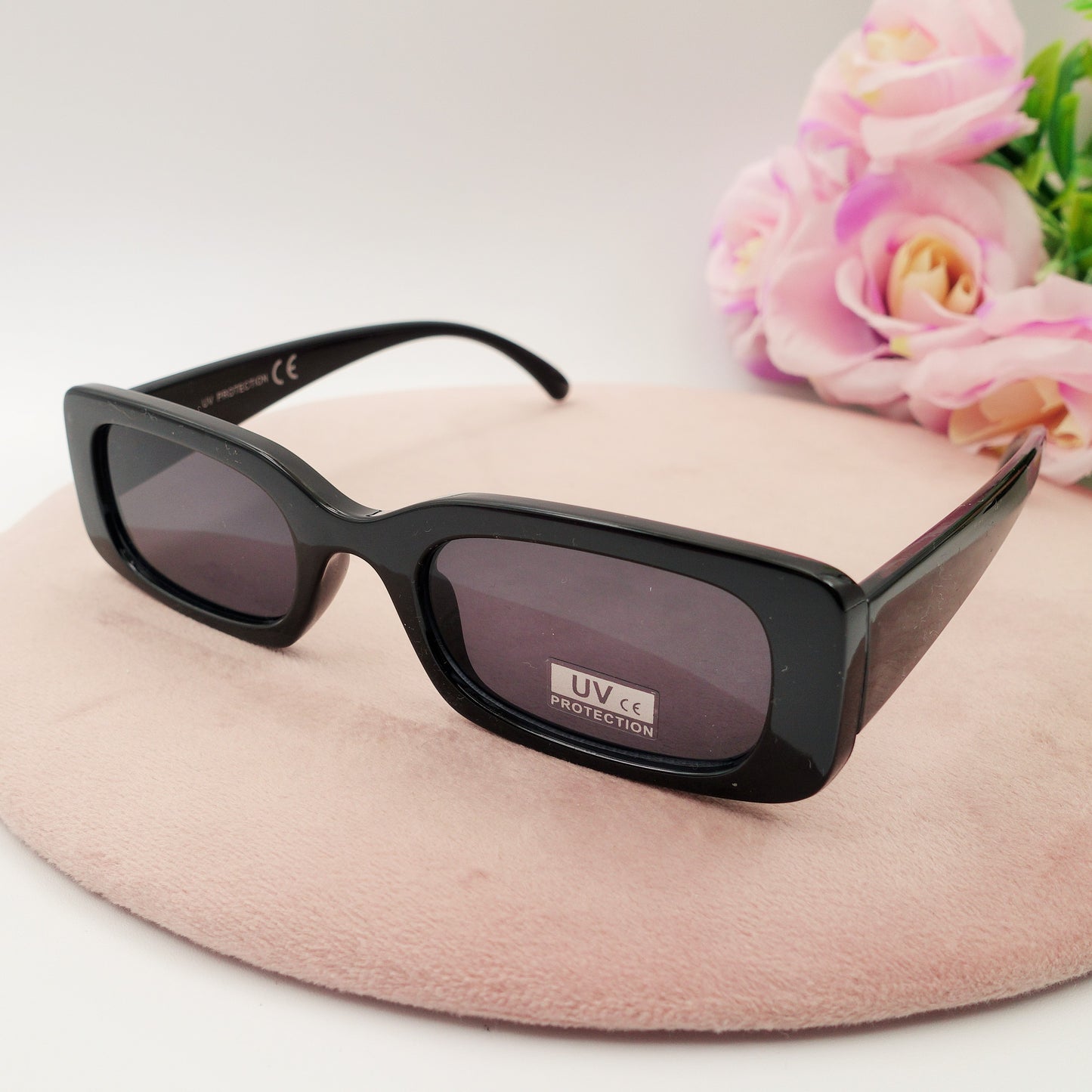 RUTH - Occhiali da sole rettangolare UV400 con custodia
