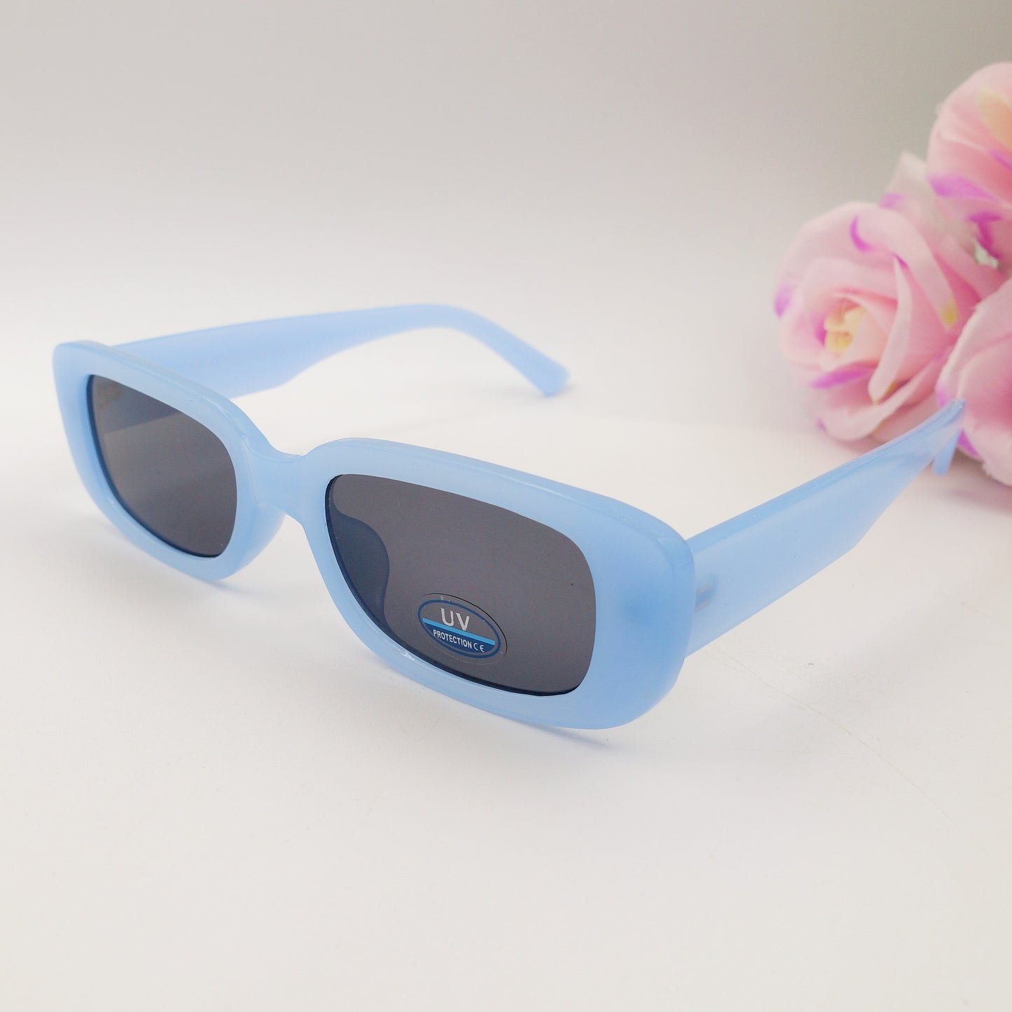 RUTH - Occhiali da sole rettangolare UV400 con custodia