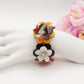 NIKKI ~ Maxi Bracciale in resina con flowers e cubic zirconia