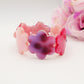 NIKKI ~ Maxi Bracciale in resina con flowers e cubic zirconia