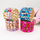 SAMANTHA Double - Bracciale elasticizzato con Zirconi e pietre sfaccettate