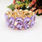 KRISTIN - Bracciale elasticizzato con pietre sfaccettate