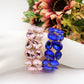 KRISTIN - Bracciale elasticizzato con pietre sfaccettate