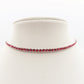 VEGAS ~ TENNIS CHOKER GIROCOLLO IN ACCIAIO INOSSIDABILE CON CUBIC  ZIRCONIA