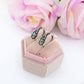BELINDA- Orecchini cerchi serpente cubic zirconia