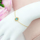 KATE ~ Bracciale in ACCIAIO INOSSIDABILE con cubic zirconia