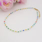 MILOS - Collana Perline Rainbow in Acciaio INOSSIDABILE