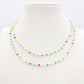 MILOS - Collana Perline Rainbow in Acciaio INOSSIDABILE