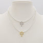 REBECCA CROSS - Choker perle con croce zirconata