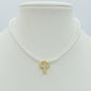 REBECCA CROSS - Choker perle con croce zirconata