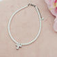 REBECCA CROSS - Choker perle con croce zirconata