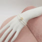 REBECCA HEART - Bracciale perle con cuore zirconato