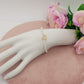 REBECCA HEART - Bracciale perle con cuore zirconato