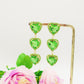 ARIEL HEARTS - Orecchini con pietre sfaccettate