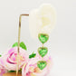 ARIEL HEARTS - Orecchini con pietre sfaccettate
