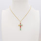 ANNETTE - ACCIAIO INOSSIDABILE- Collana con pendente croce in cubic zirconia