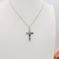 ANNETTE - ACCIAIO INOSSIDABILE- Collana con pendente croce in cubic zirconia