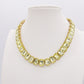 MARGOT YELLOW SET - Acciaio inossidabile - collier bracciale con pietre sfaccettate