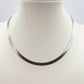 ELEONOR ~ choker in ACCIAIO INOSSIDABILE catena snake piatta