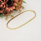 ELEONOR ~ choker in ACCIAIO INOSSIDABILE catena snake piatta