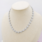 CASSIA~ACCIAIO INOSSIDABILE - Collana tennis quadrifogli RAINBOW con cubic zirconia