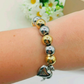 JOSIE Heart 2 ORI chiama angeli Bracciale  ~ Bracciale in ACCIAIO INOSSIDABILE con cuore bombè