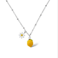 LEMON COLLANA - ACCIAIO inossidabile - Collana catenina Margherita LIMONE