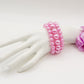 TRIPLE MAXI PEARLS - Bracciale triplo in maxi perle elasticizzato