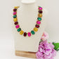 MARGOT Autumn SET -Collier & orecchini  con pietre sfaccettate