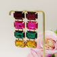 MARGOT Autumn SET -Collier & orecchini  con pietre sfaccettate