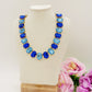 MARGOT Ocean SET -Collier & orecchini  con pietre sfaccettate