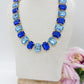 MARGOT Ocean SET -Collier & orecchini  con pietre sfaccettate