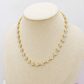 CASSIA~ACCIAIO INOSSIDABILE - Collana tennis quadrifogli RAINBOW con cubic zirconia