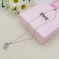 THEA CRYSTAL - ACCIAIO INOSSIDABILE- collana con pendente orsetto in cubic zirconia