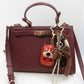 FLUFFY BOW - PORTACHIAVI CHARMS PER BORSA