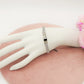 JULIANNE targhetta  - BRACCIALE Tennis in acciaio inossidabile con Cubic Zirconia Taglio baguette