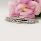 JULIANNE - PERSONALIZZAMI ~ BRACCIALE Tennis in acciaio inossidabile + INCISIONE PERSONALIZZATA