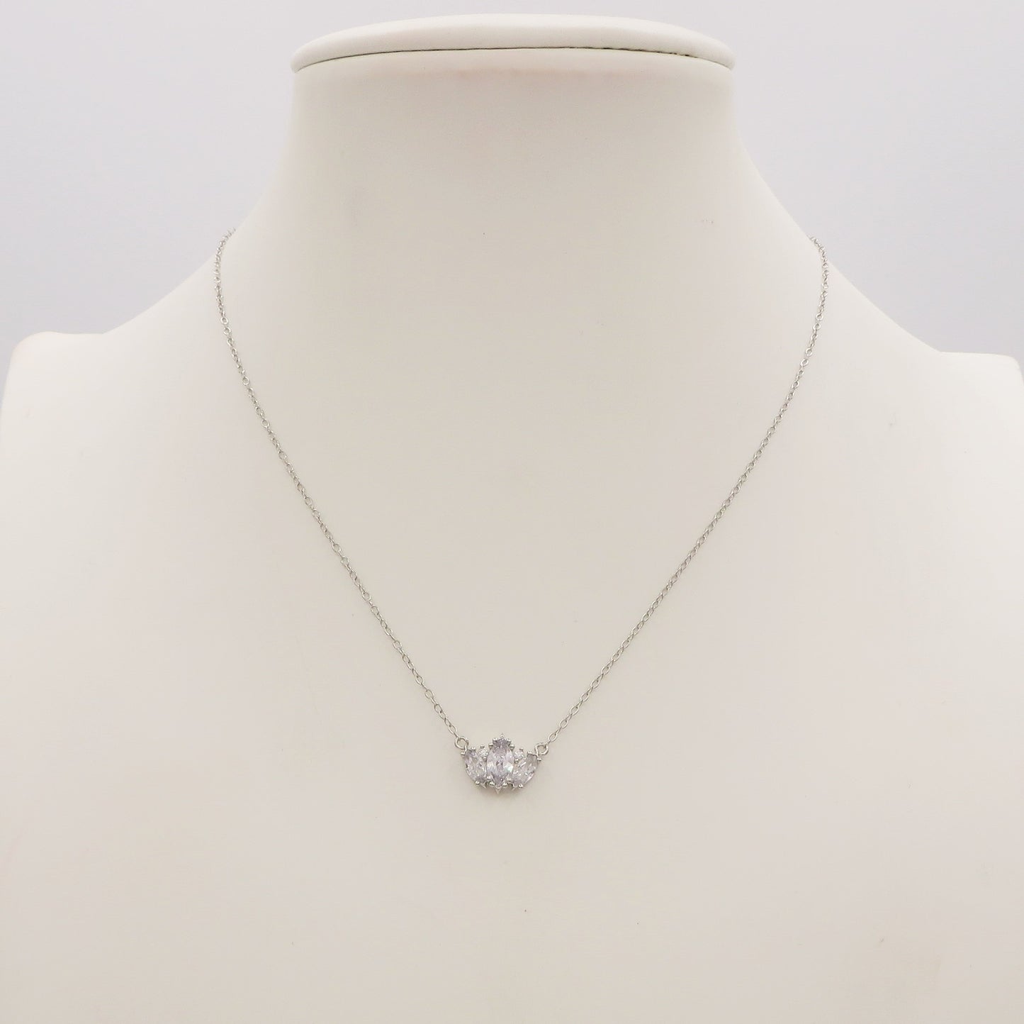 HAVEN  ~ ARGENTO 925 ~ Collana con pendente in cubic zirconia