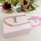MELANIE LUXE 5MM ~ Girocollo chiusura TENNIS in ACCIAIO INOSSIDABILE e cubic zirconia