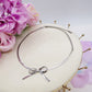 ELEONOR BOW ~ Collana choker Snake con fiocco in ACCIAIO INOSSIDABILE