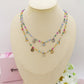 SOPHIE collana ~ ACCIAIO INOSSIDABILE ~ Collana  con charms e cristalli