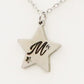 Collana Stellina  - PERSONALIZZAMI ~ Collana in acciaio inossidabile + INCISIONE PERSONALIZZATA