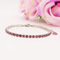 VEGAS ~ Bracciale tennis ACCIAIO INOSSIDABILE regolabile