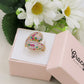 DROP SHINE - Cocktail ring regolabile con cubic zirconia