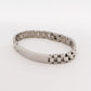 Bracciale uomo catena GROUMETTE 1cm con placca ACCIAIO