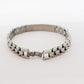 Bracciale uomo catena GROUMETTE 1cm con placca ACCIAIO